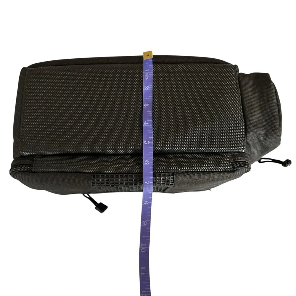 Black Camera Duffel Bag with Durable Material and Smooth Texture